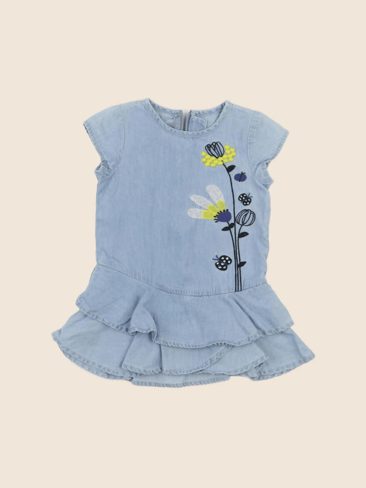 Catimini - robe bleu - 6 mois