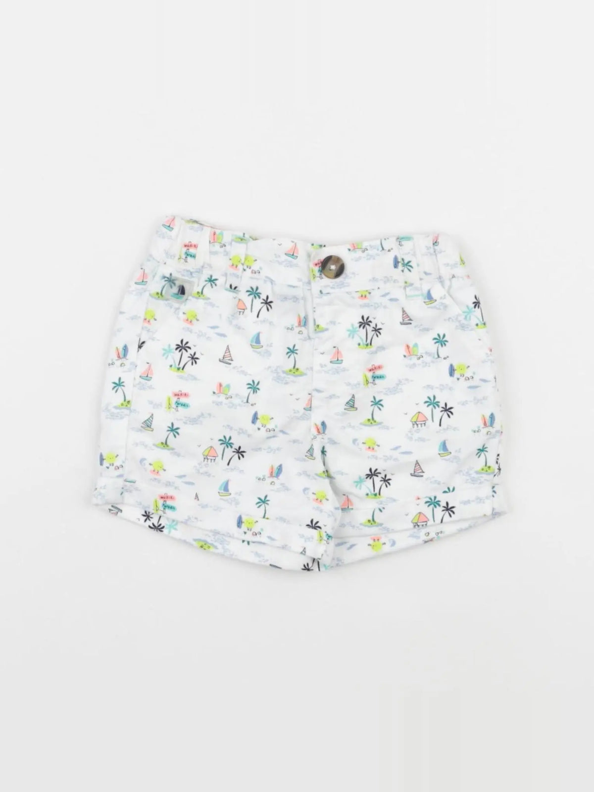 Sergent Major - short blanc - 6 mois