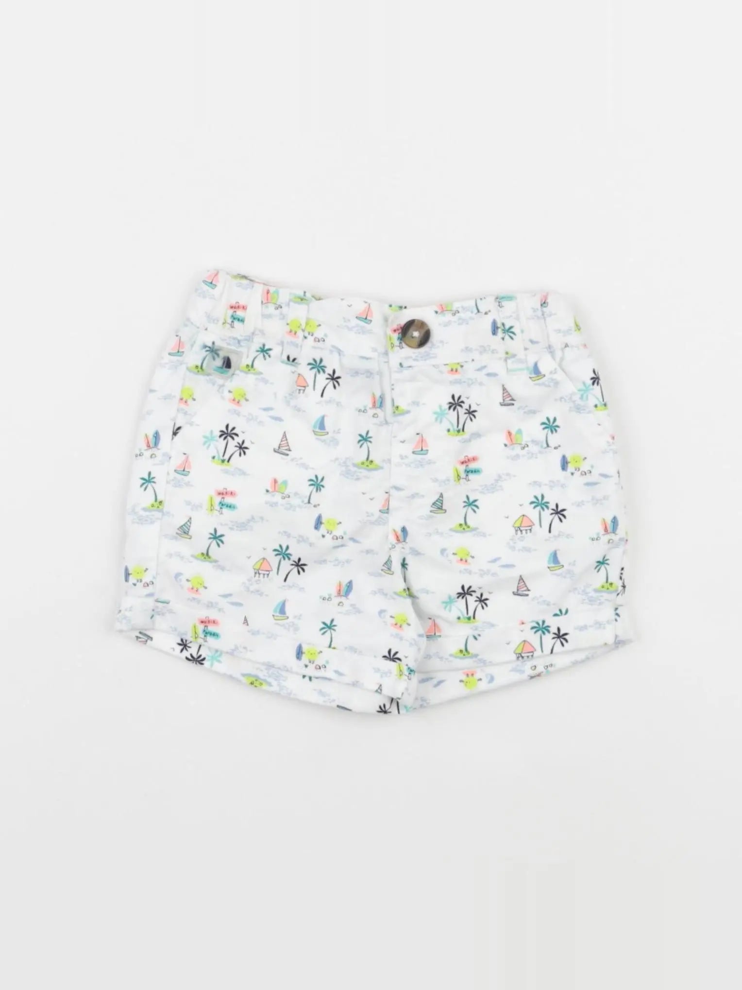 Sergent Major - short blanc - 6 mois