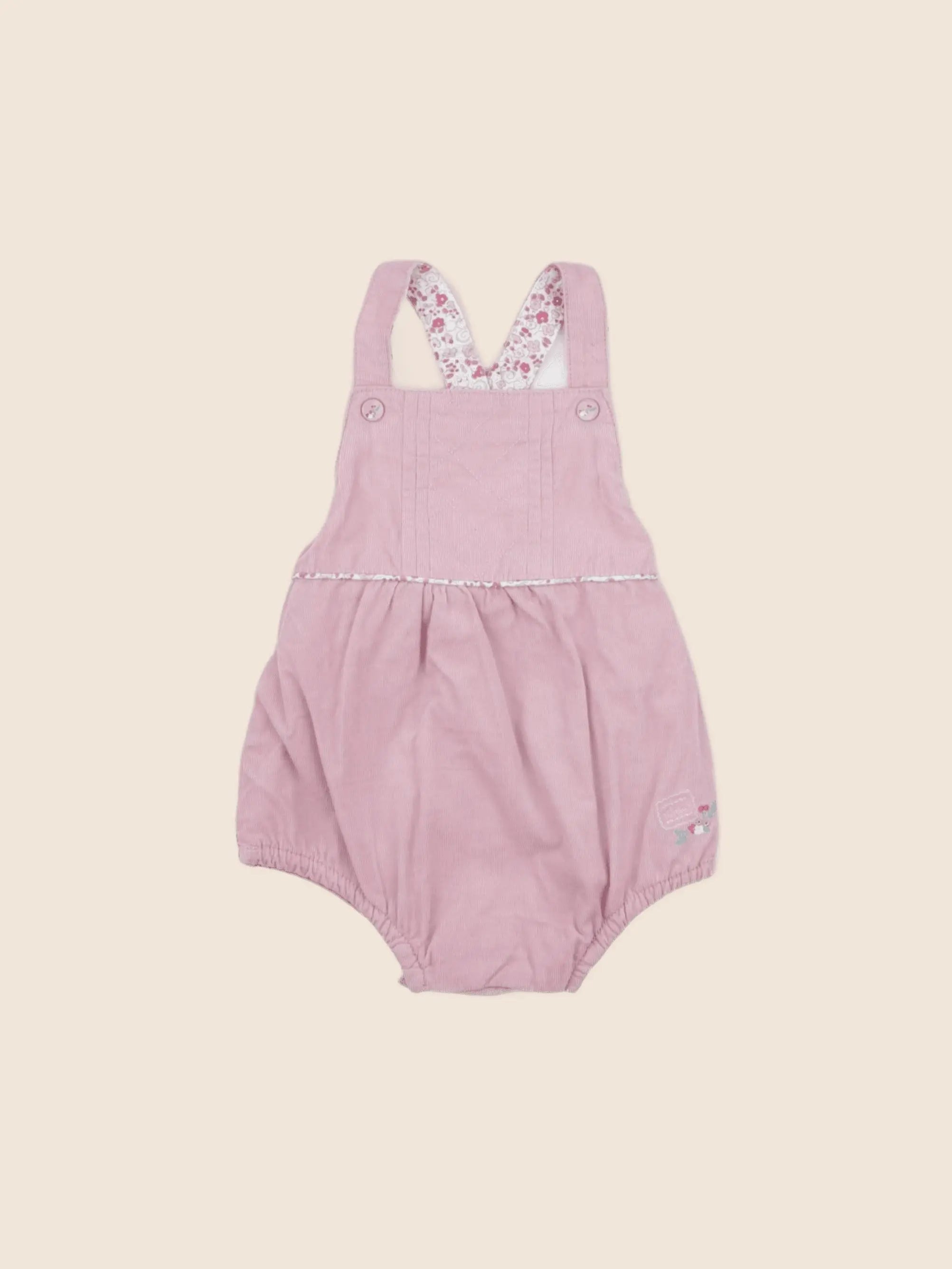 Sergent Major - salopette rose - 6 mois