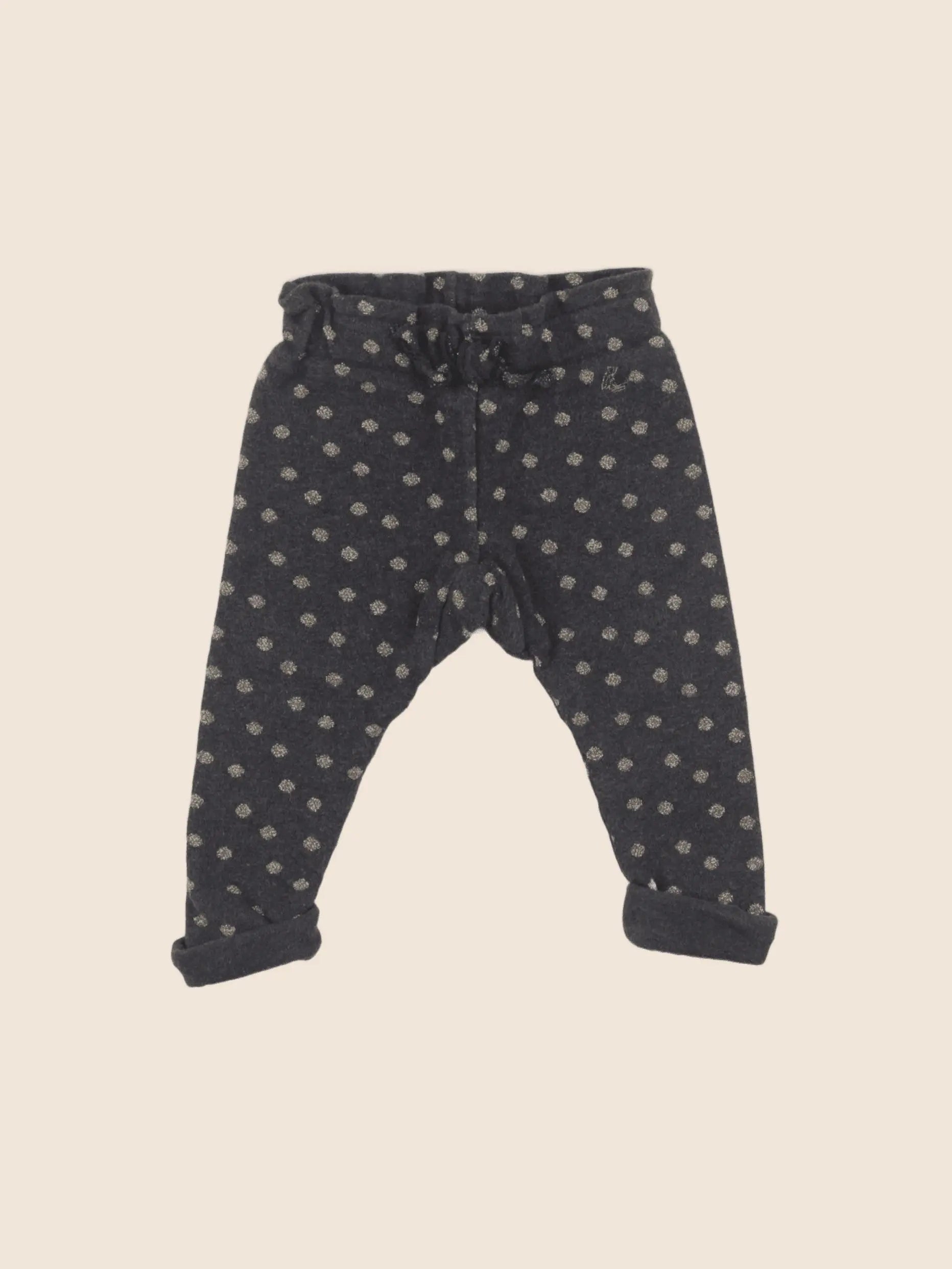 Petit Bateau - jogging gris, or - 6 mois