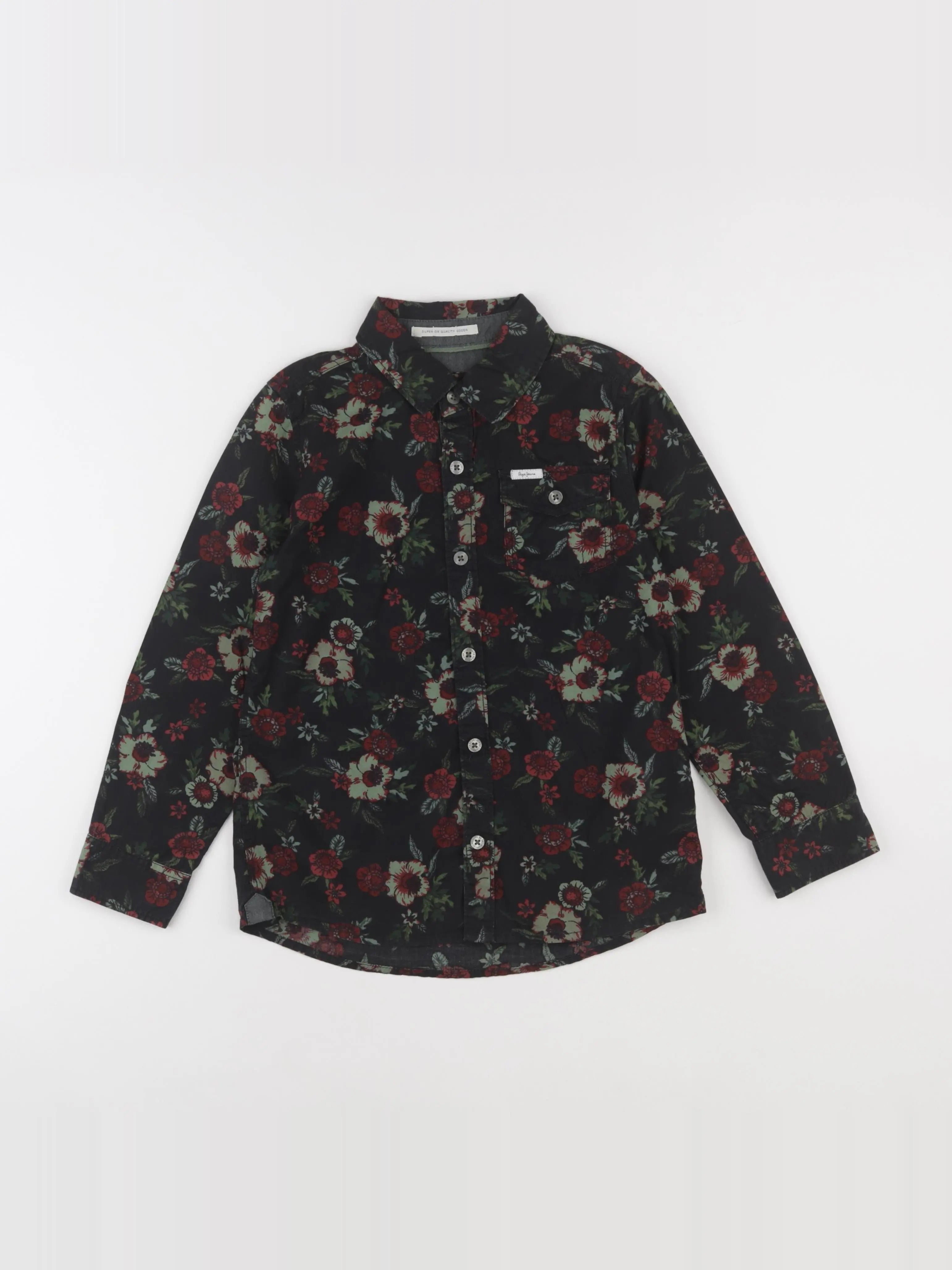 Pepe Jeans - chemise noir - 8 ans