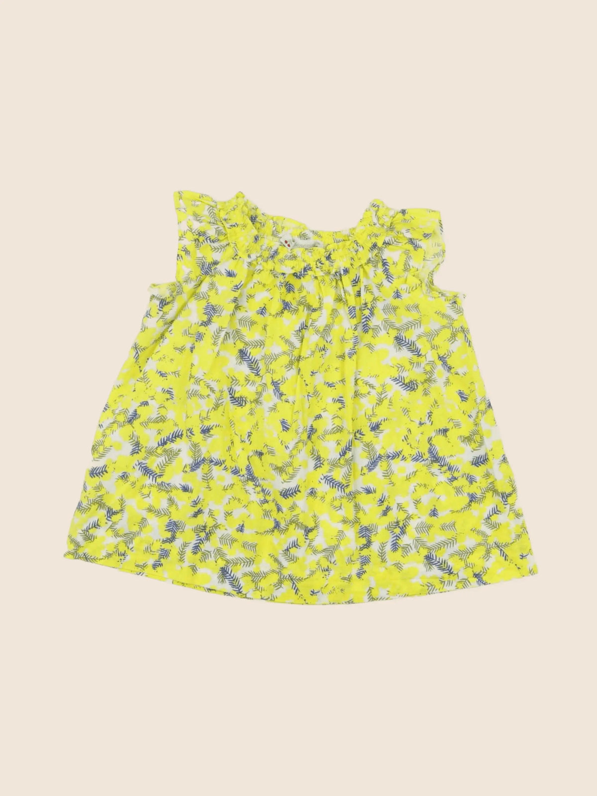 Bonpoint - robe jaune - 6 mois