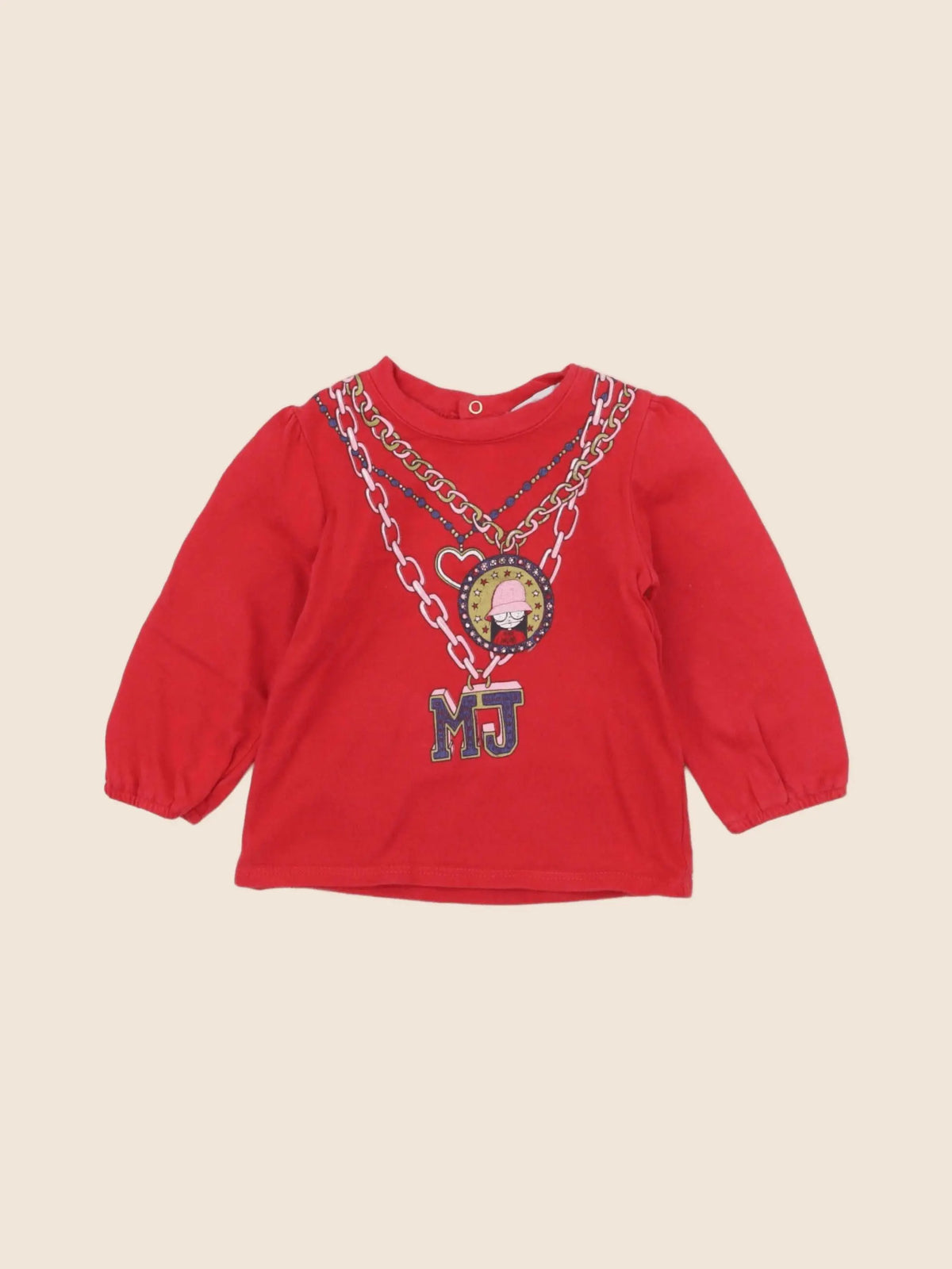 Little marc jacobs - tee-shirt rouge - 6 mois
