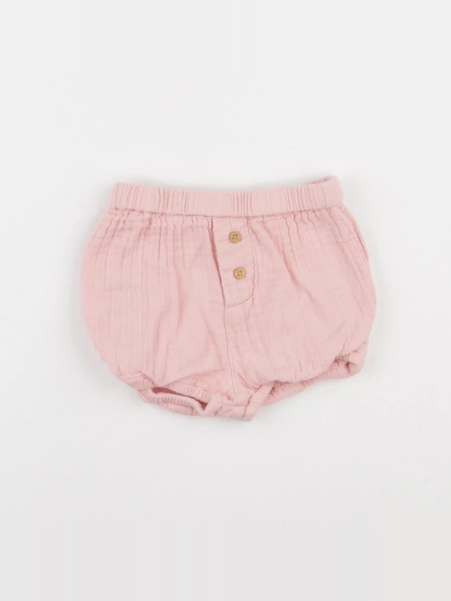 Vertbaudet - short rose - 12 mois