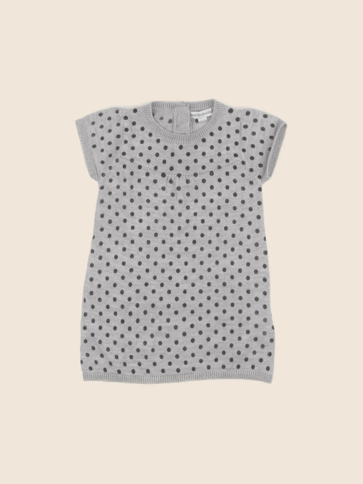 Vertbaudet - robe gris - 6 mois