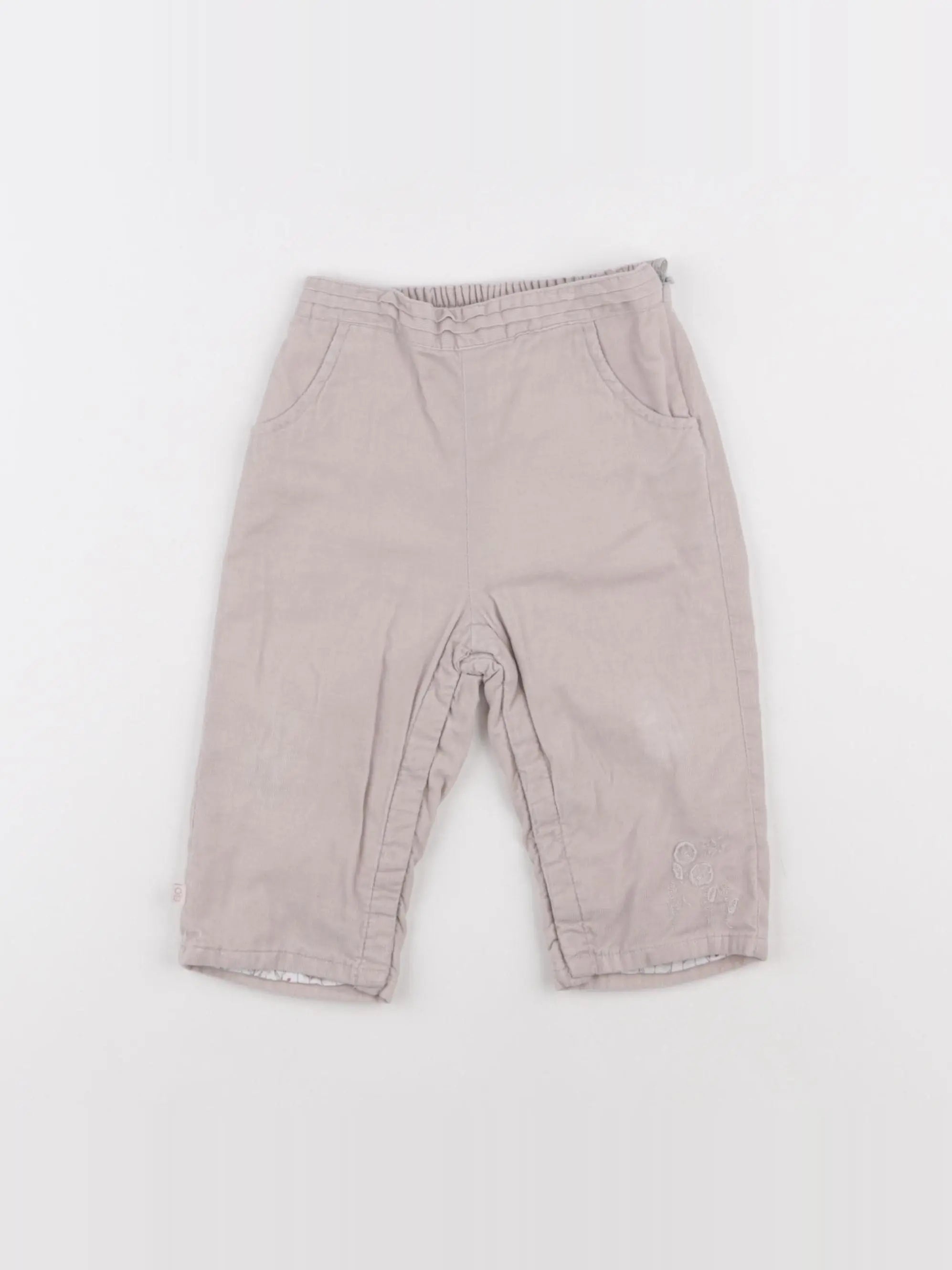 Obaïbi - pantalon beige - 12 mois