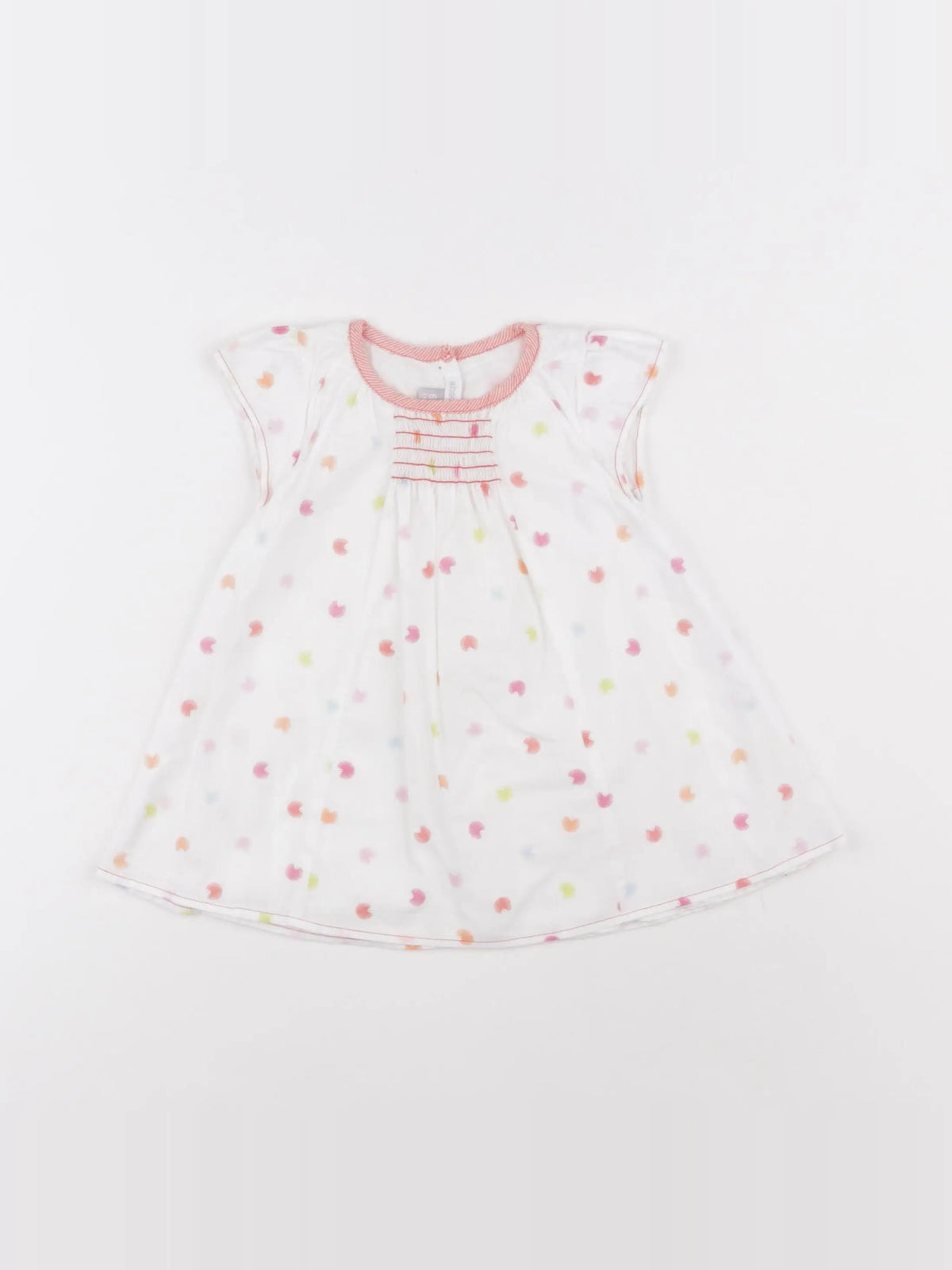 Absorba - robe blanc - 6 mois