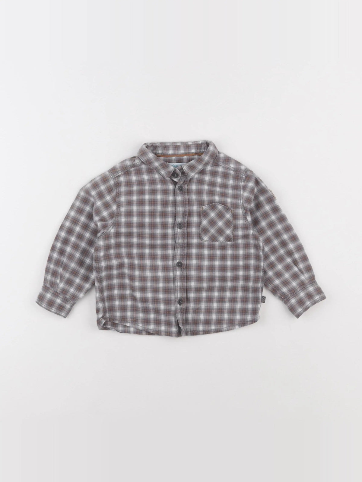 Obaïbi - chemise multicolore - 12 mois