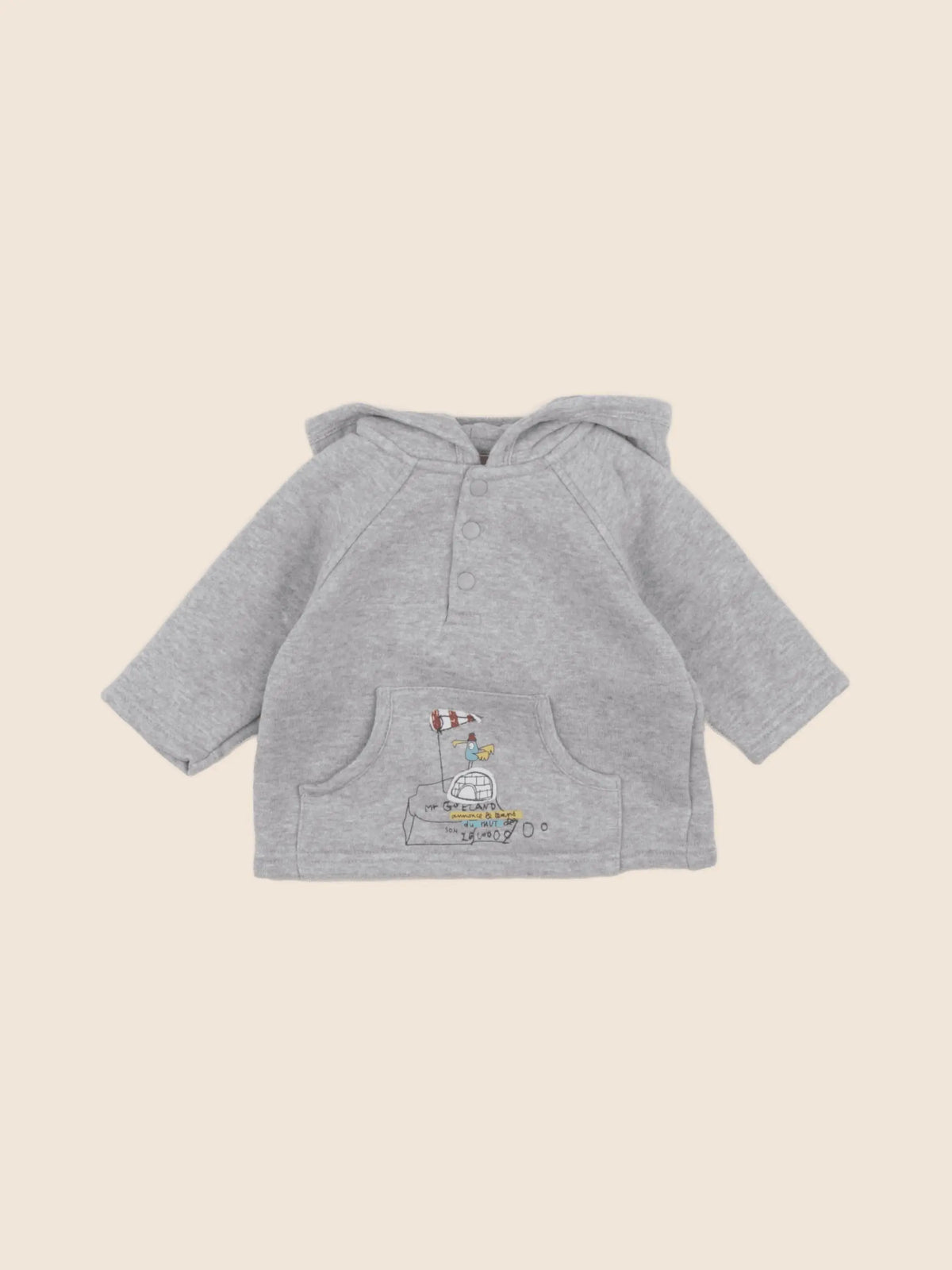 DPAM - sweat gris - 3 mois