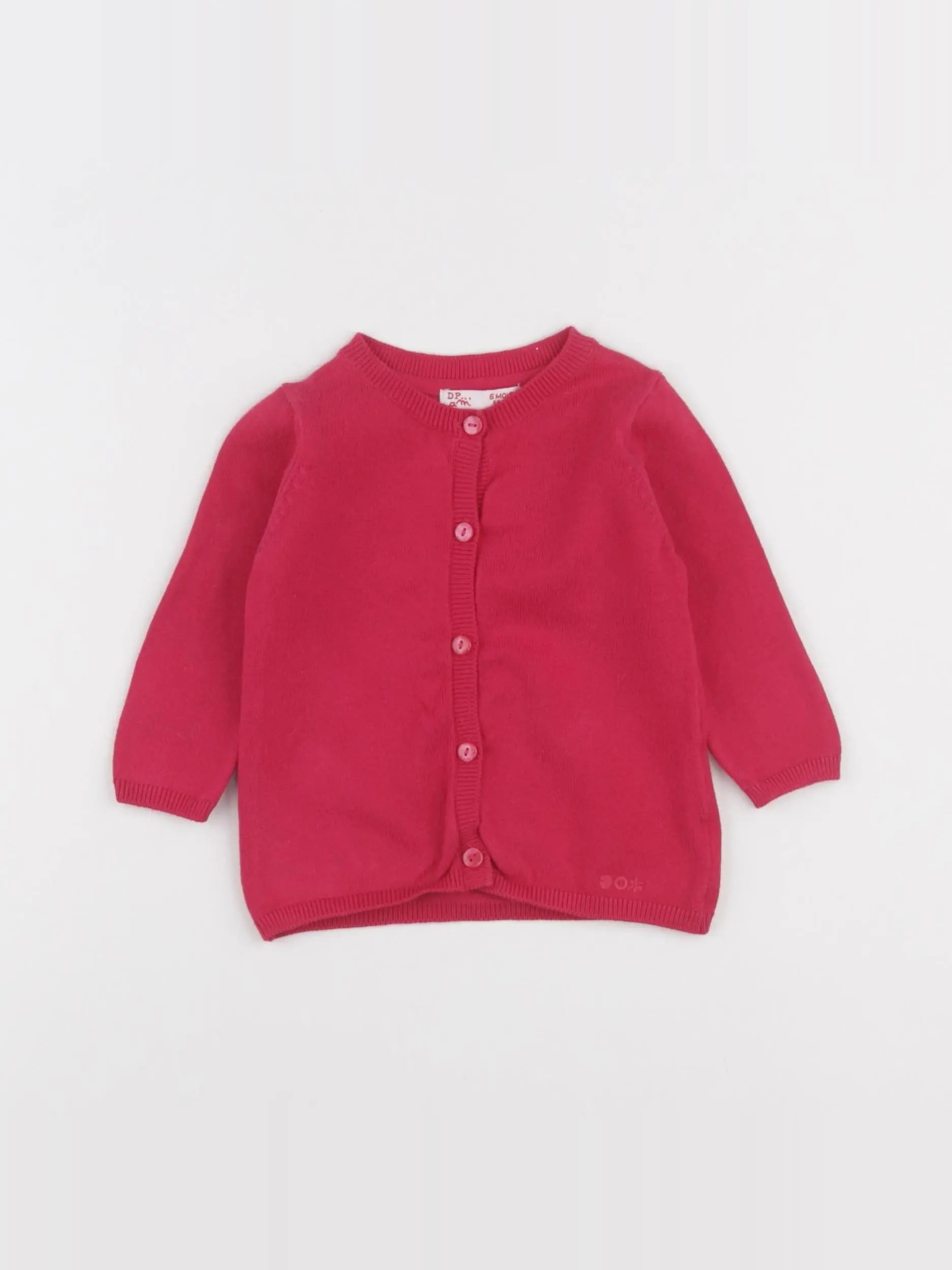 DPAM - gilet rose - 6 mois