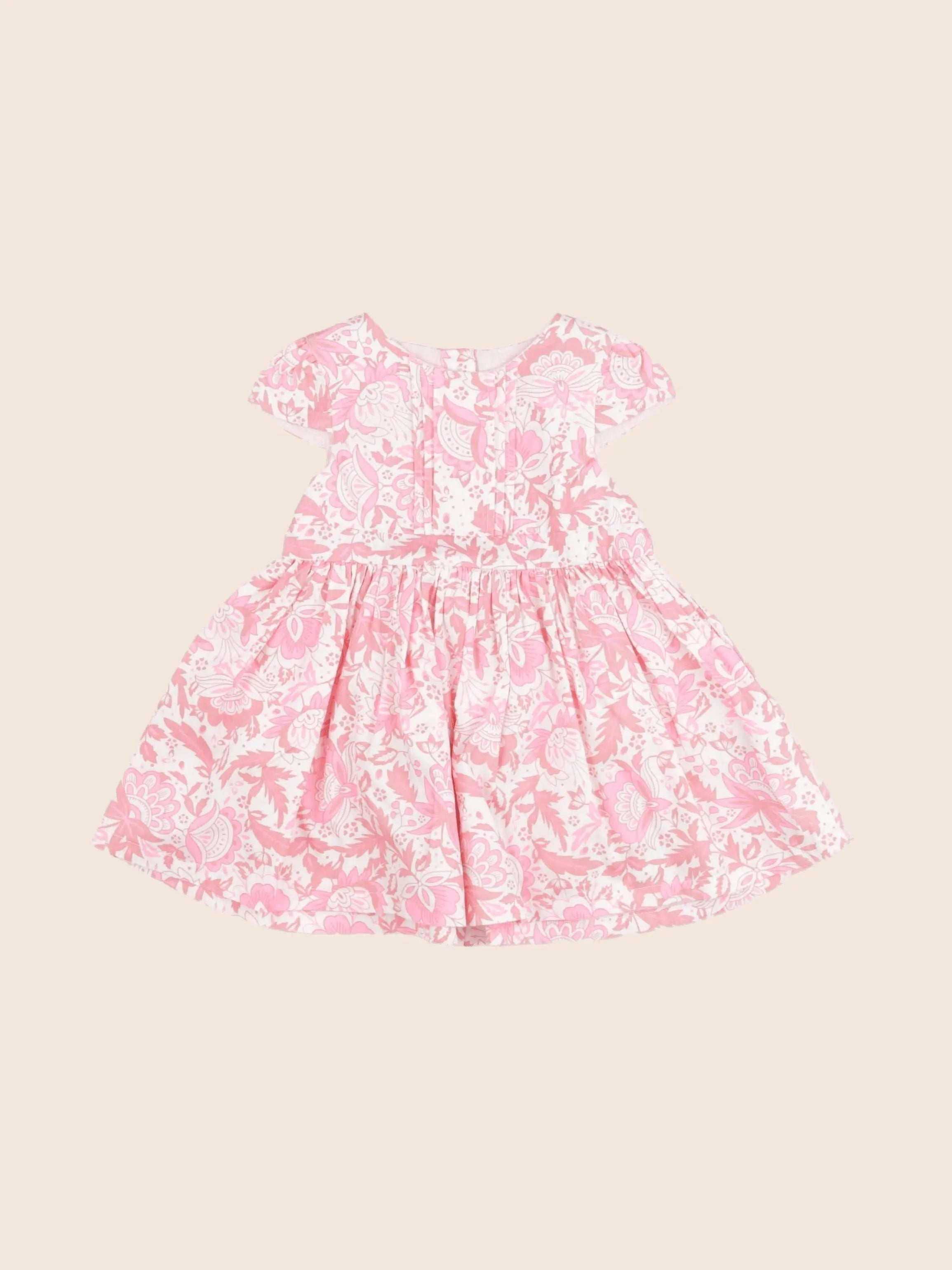 DPAM - robe rose - 12 mois