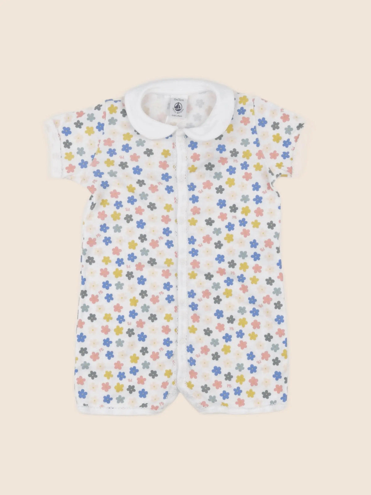 Petit Bateau - combinaison multicolore - 6 mois