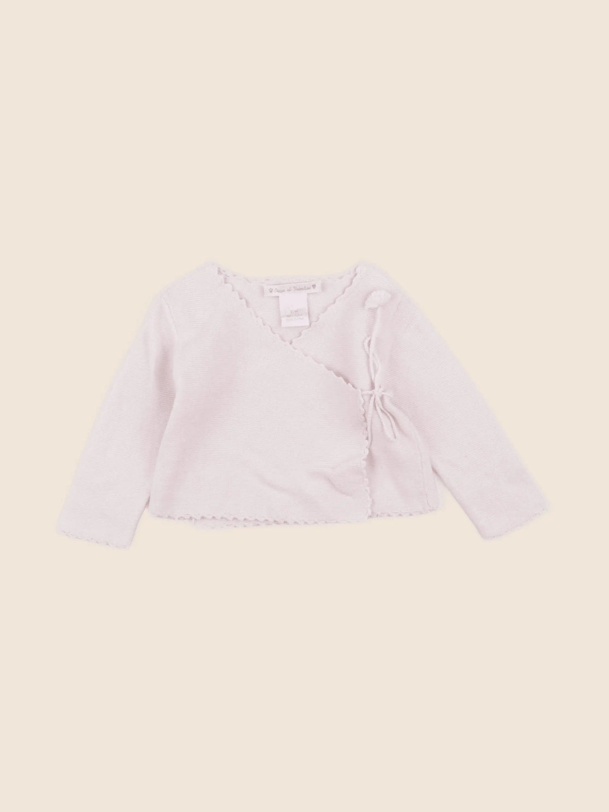 Oscar & Valentine - gilet rose - 12 mois