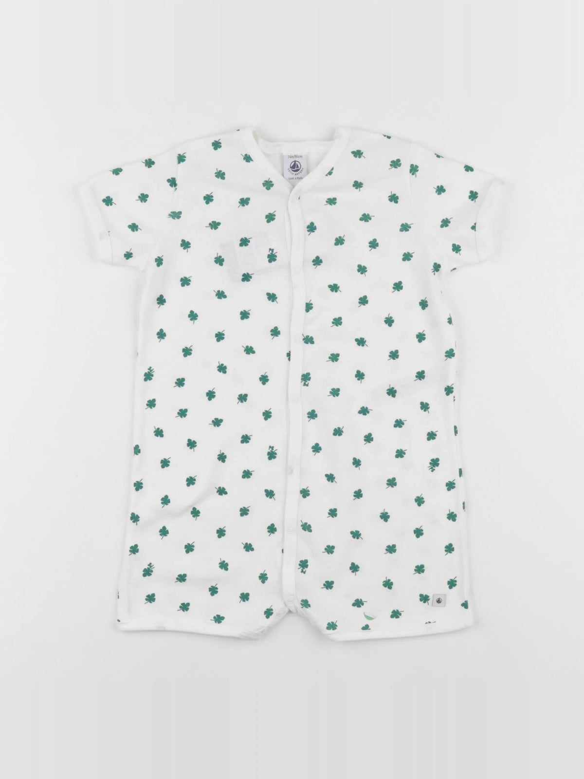 Petit Bateau - combinaison vert (état neuf) - 3 mois