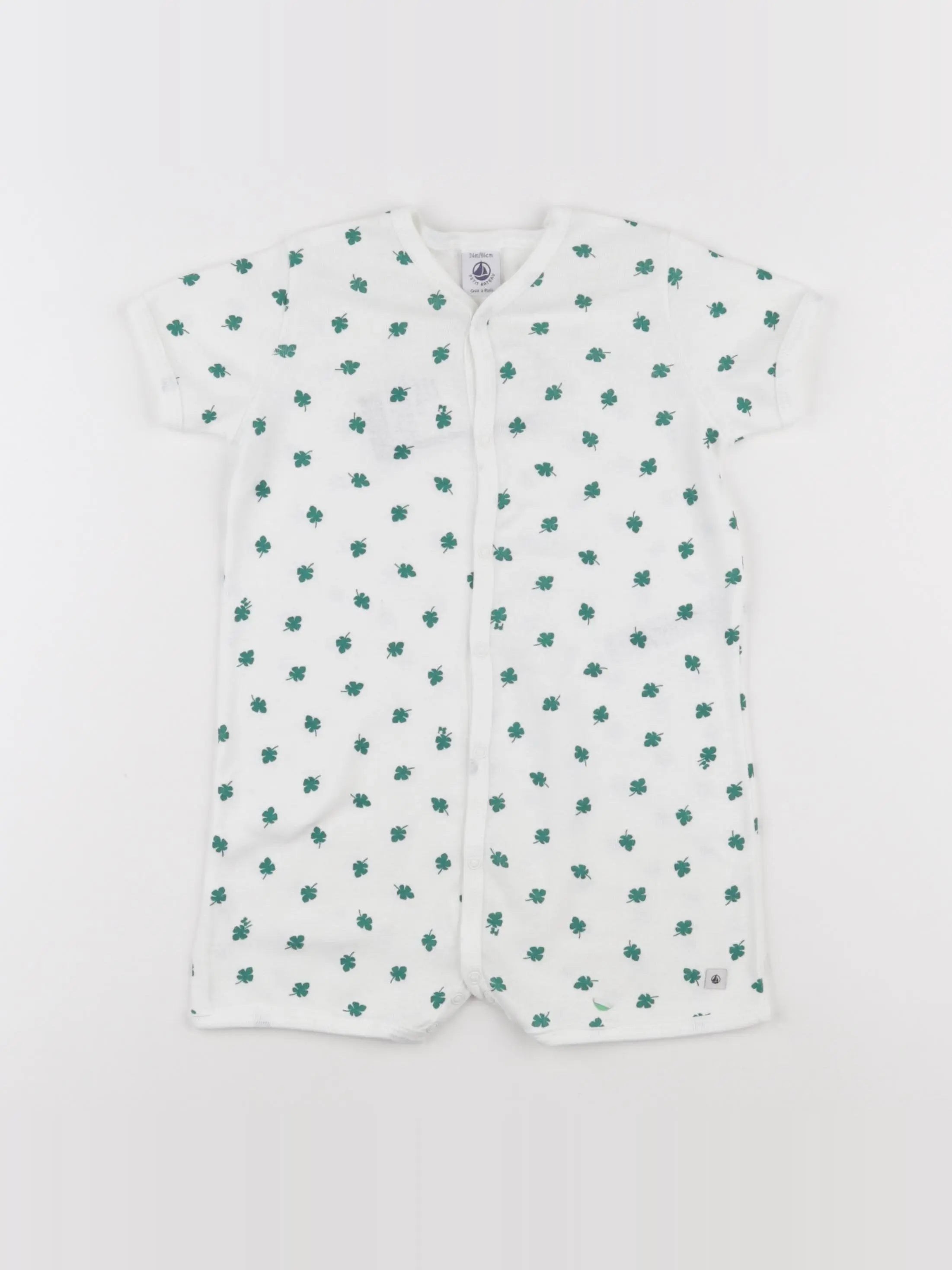 Petit Bateau - combinaison vert (état neuf) - 3 mois
