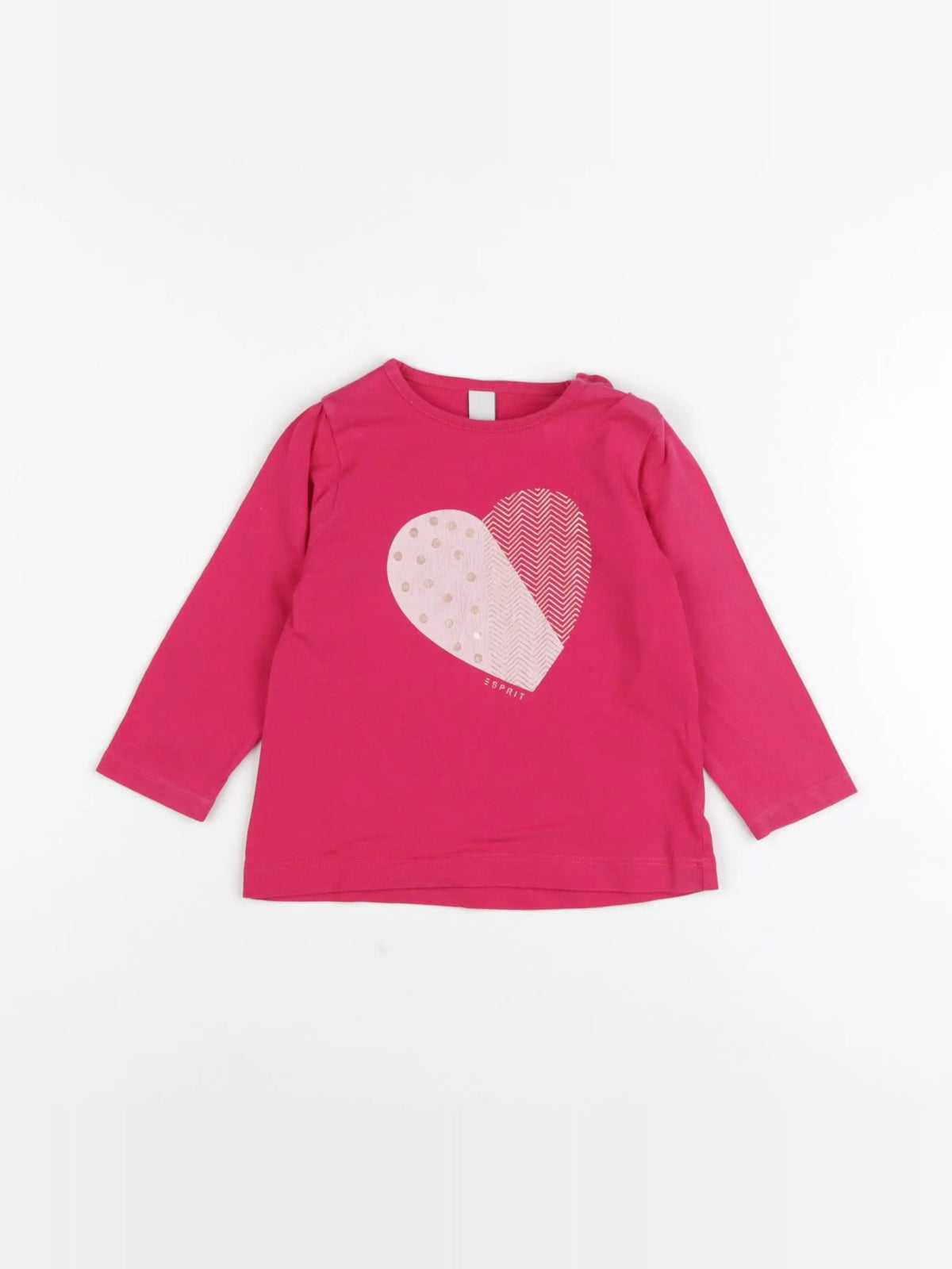 Esprit - tee-shirt rose - 6 mois