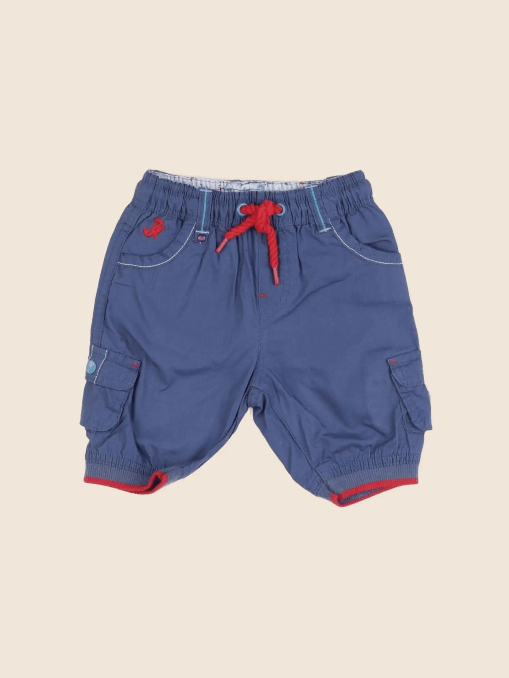 Sergent Major - short bleu - 6 mois