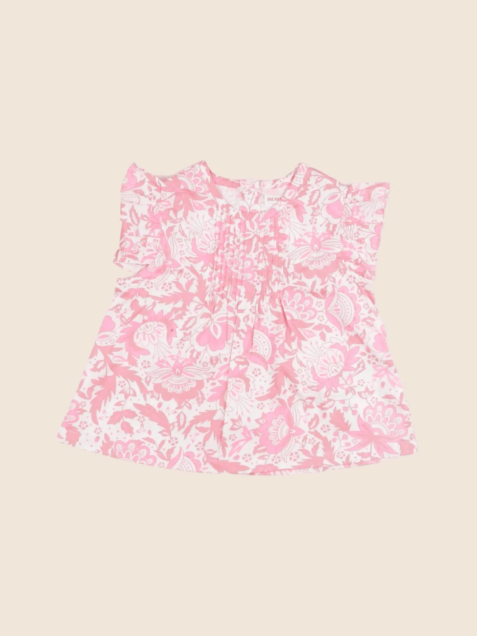 DPAM - blouse rose - 6 mois