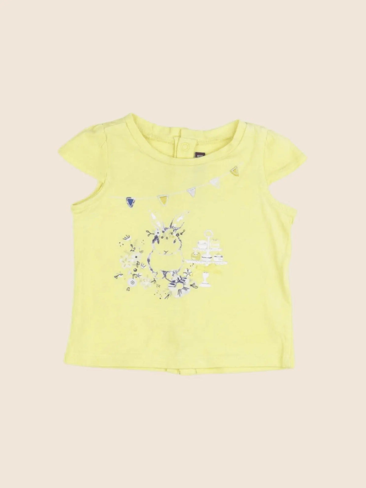 Sergent Major - tee-shirt jaune - 6 mois