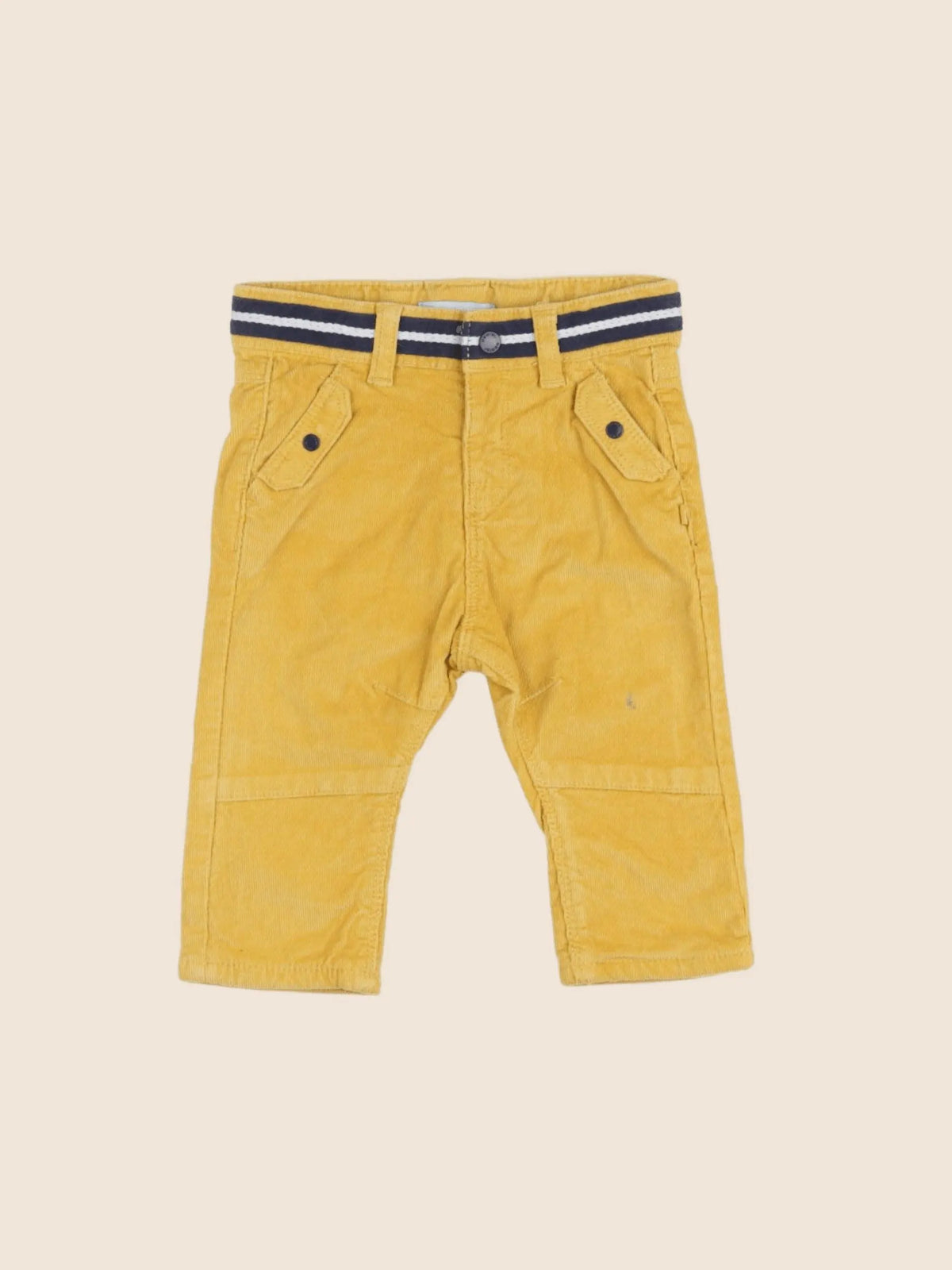 Obaïbi - pantalon jaune - 6 mois