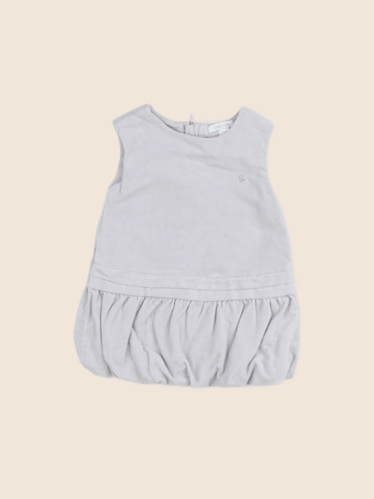 Obaïbi - robe gris - 6 mois