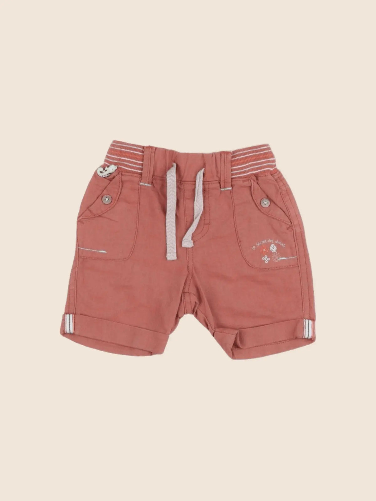 Sergent Major - short marron - 3 mois