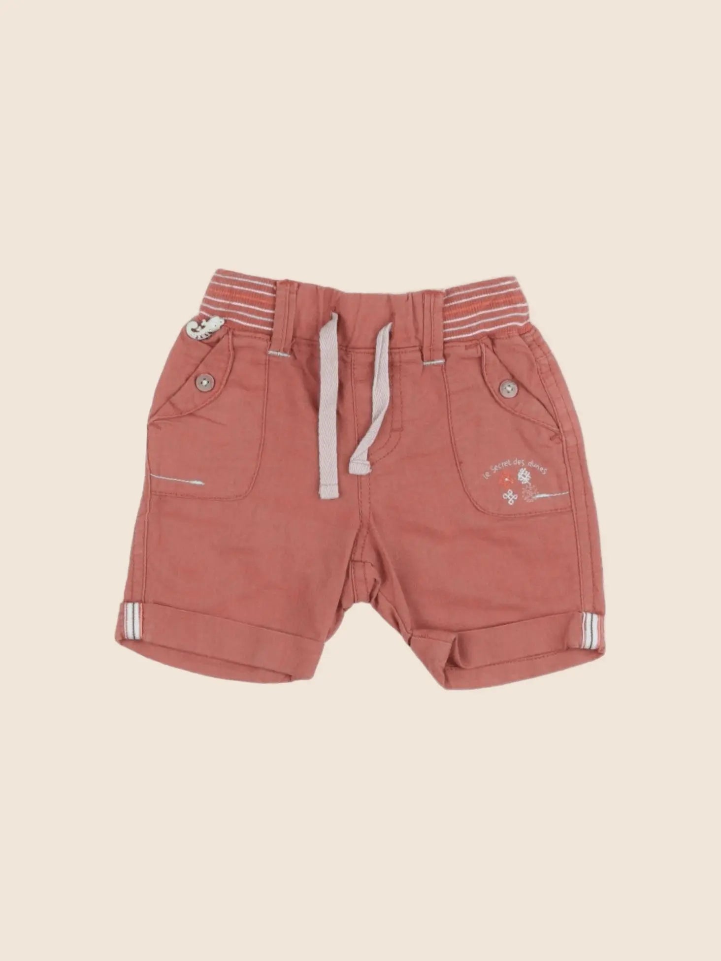 Sergent Major - short marron - 3 mois