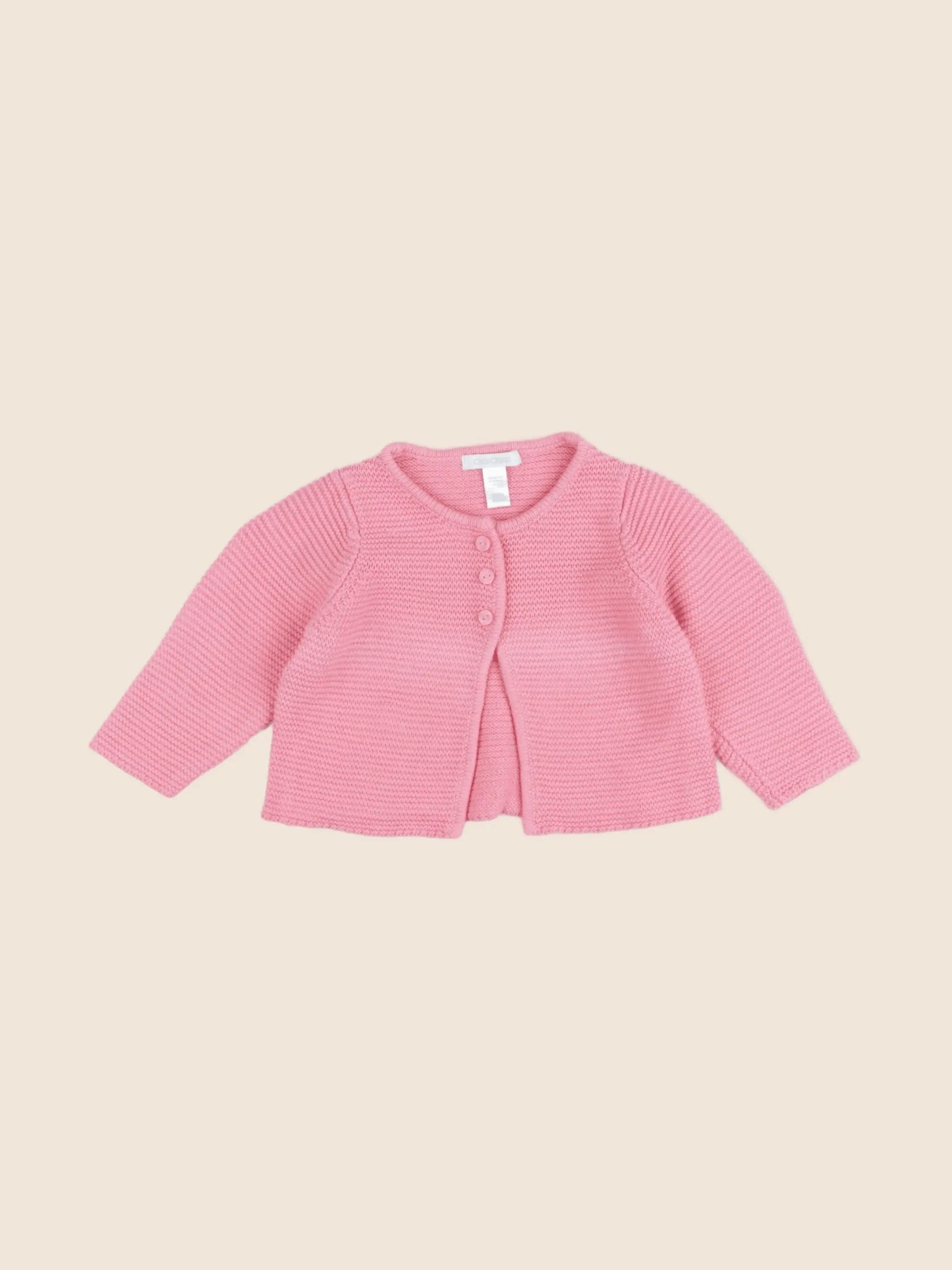 Obaïbi - gilet rose - 6 mois