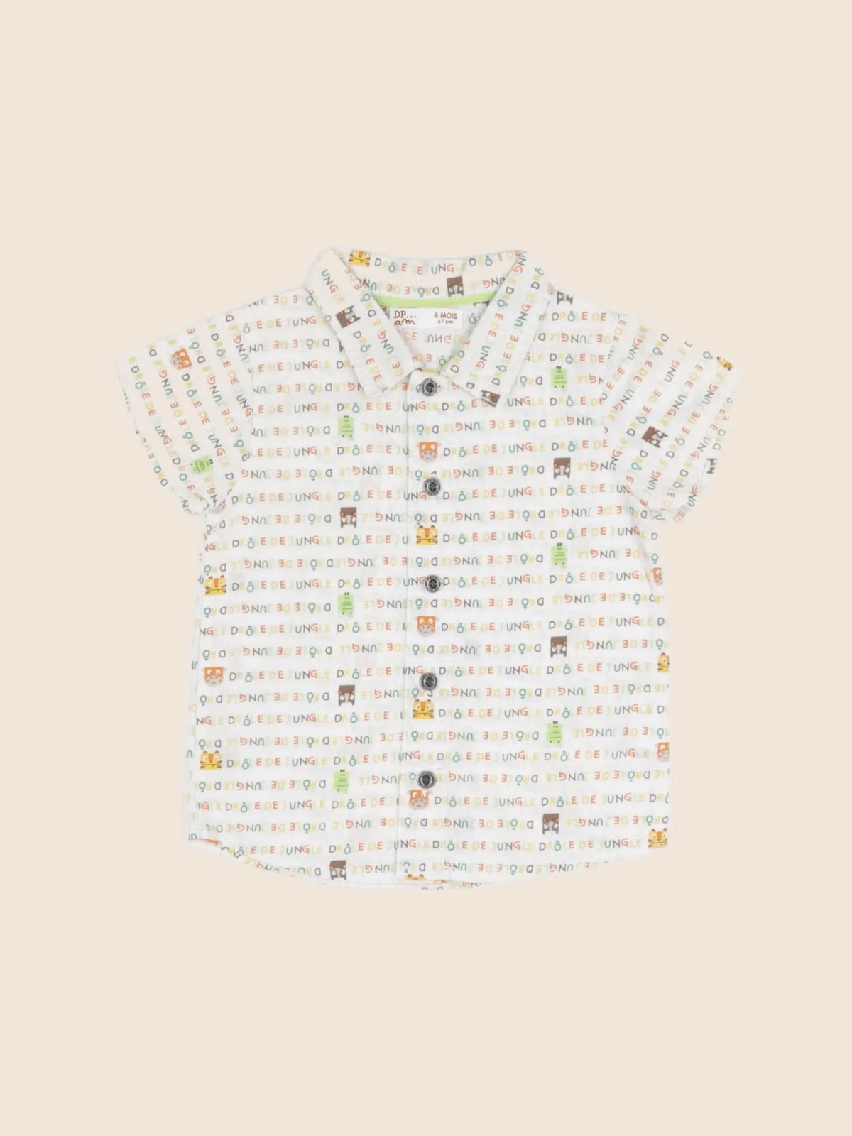 DPAM - chemise beige - 6 mois
