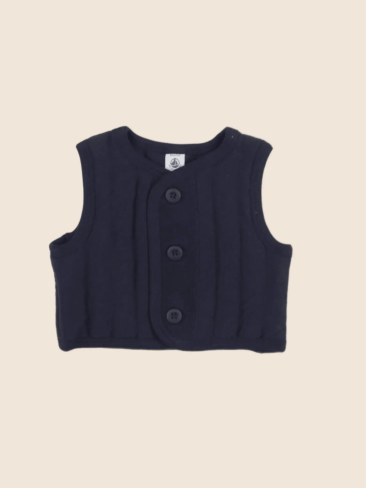Petit Bateau - doudoune bleu - 12 mois