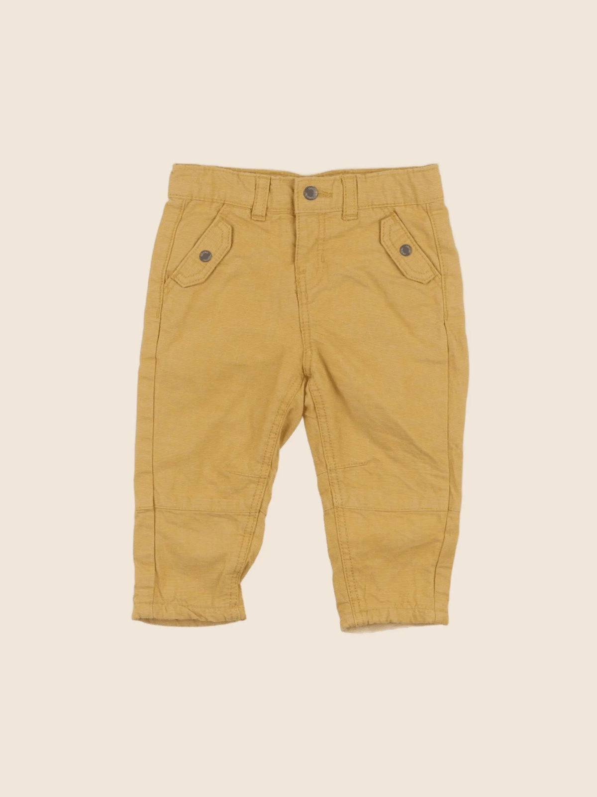 Obaïbi - pantalon jaune - 12 mois