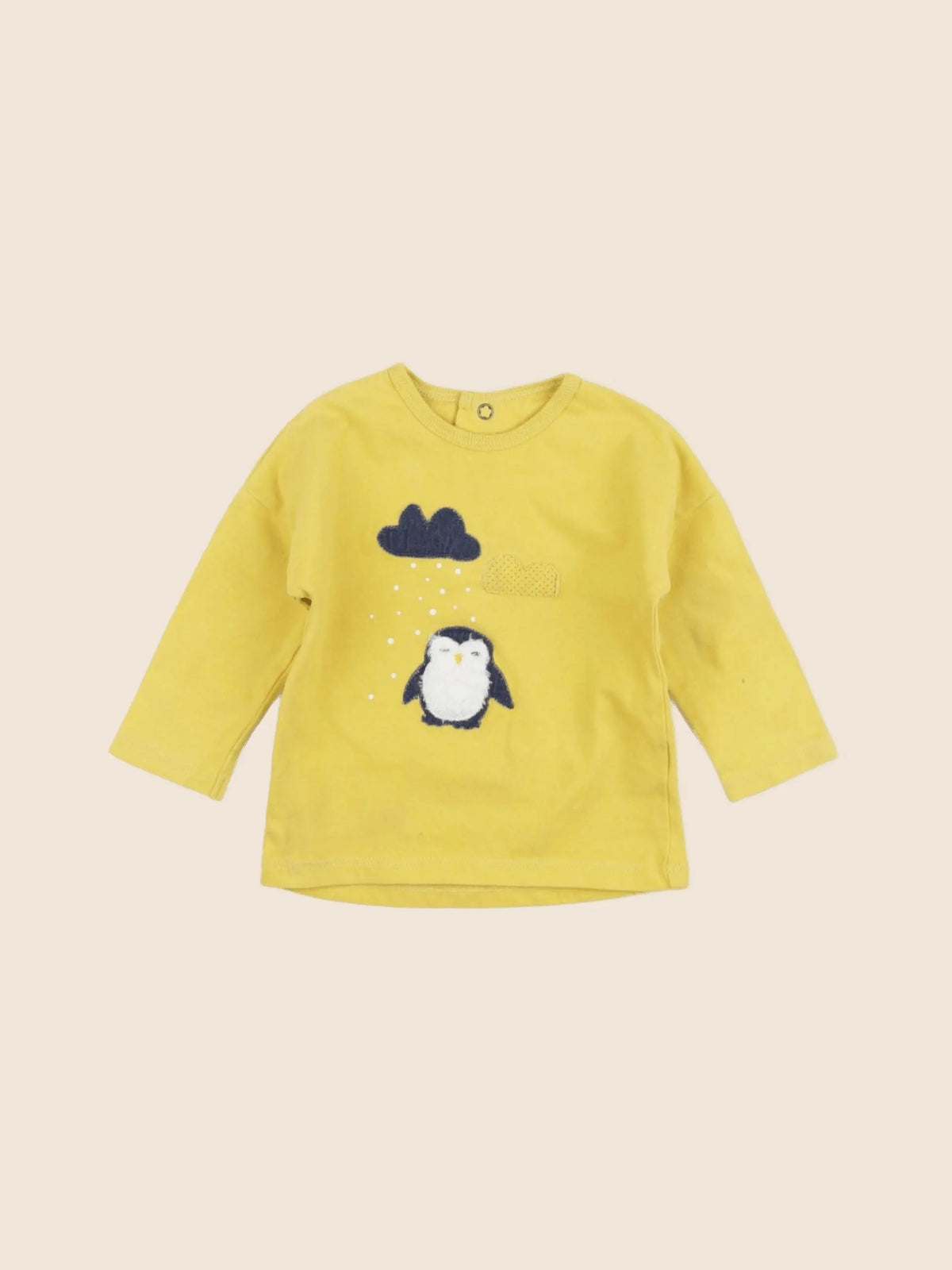 Catimini - tee-shirt jaune - 6 mois