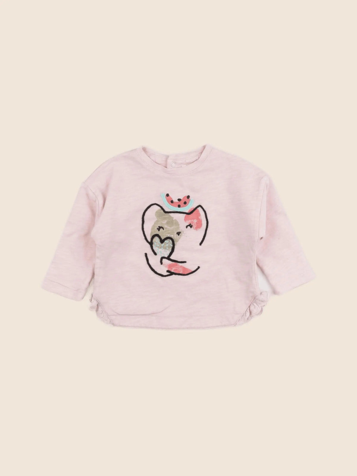 Catimini - tee-shirt rose - 6 mois
