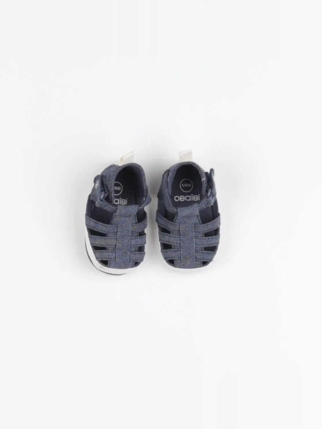 Obaïbi - chaussons bleu - pointure 15/16