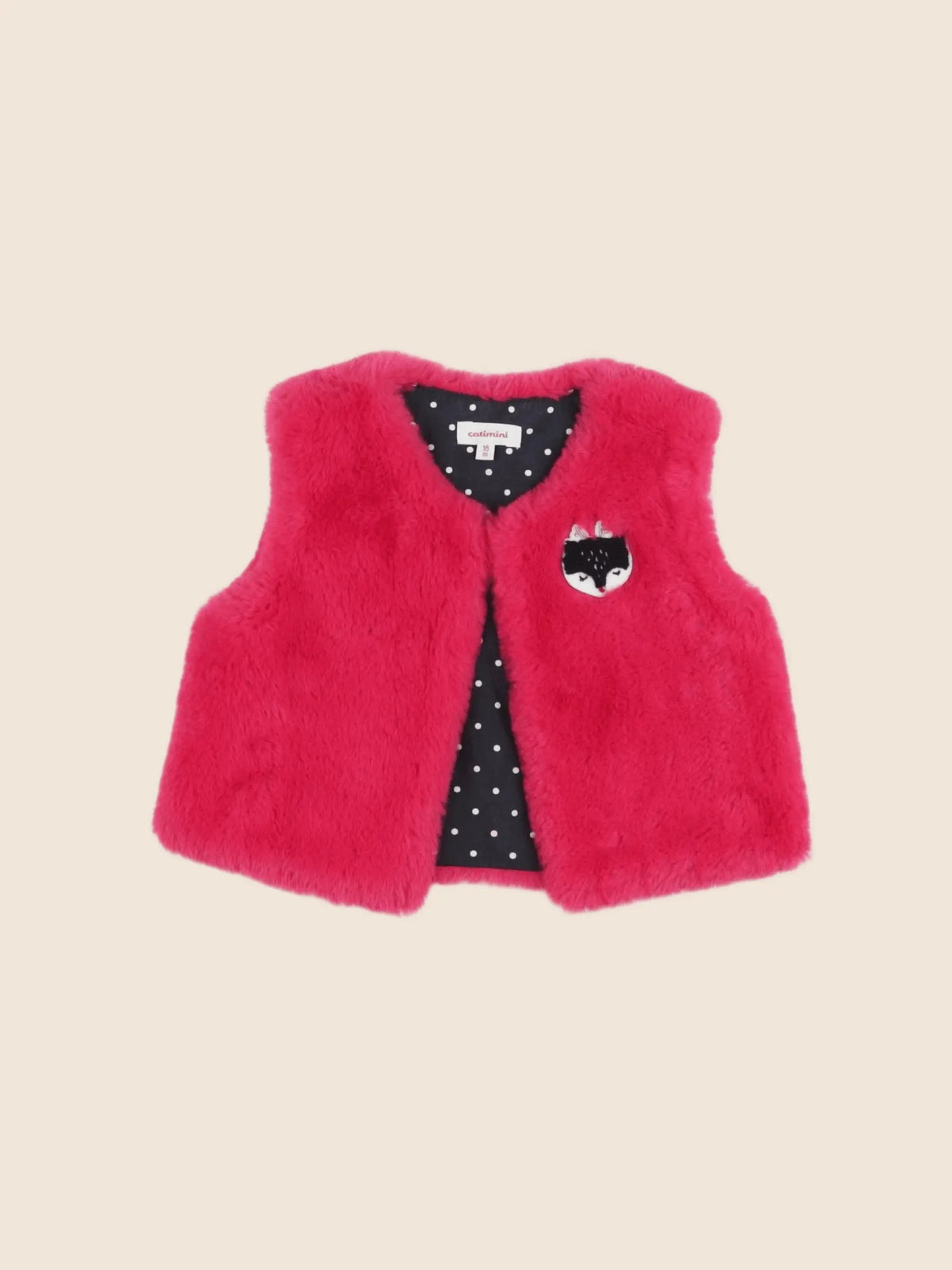 Catimini - gilet rose - 18 mois