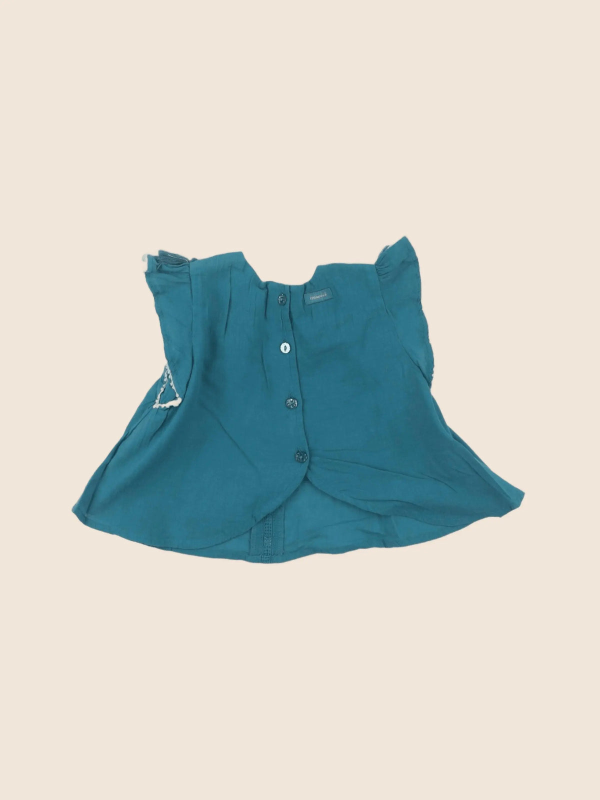 Catimini - blouse vert - 6 mois
