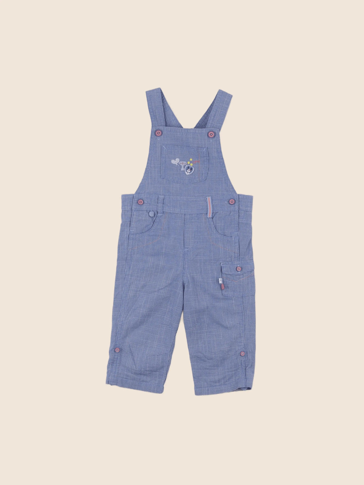 Sergent Major - salopette bleu - 12 mois