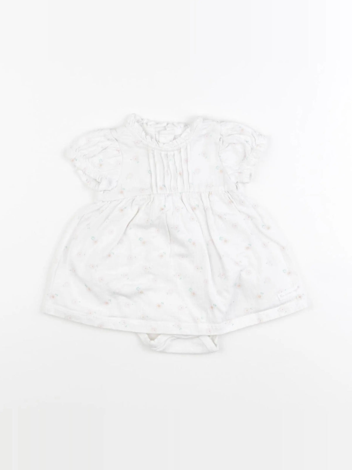 Sergent Major - body robe blanc - 3 mois