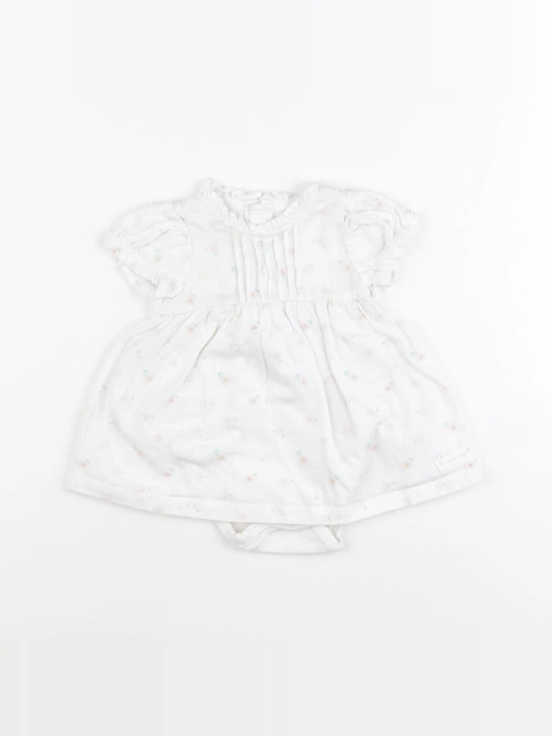 Sergent Major - body robe blanc - 3 mois