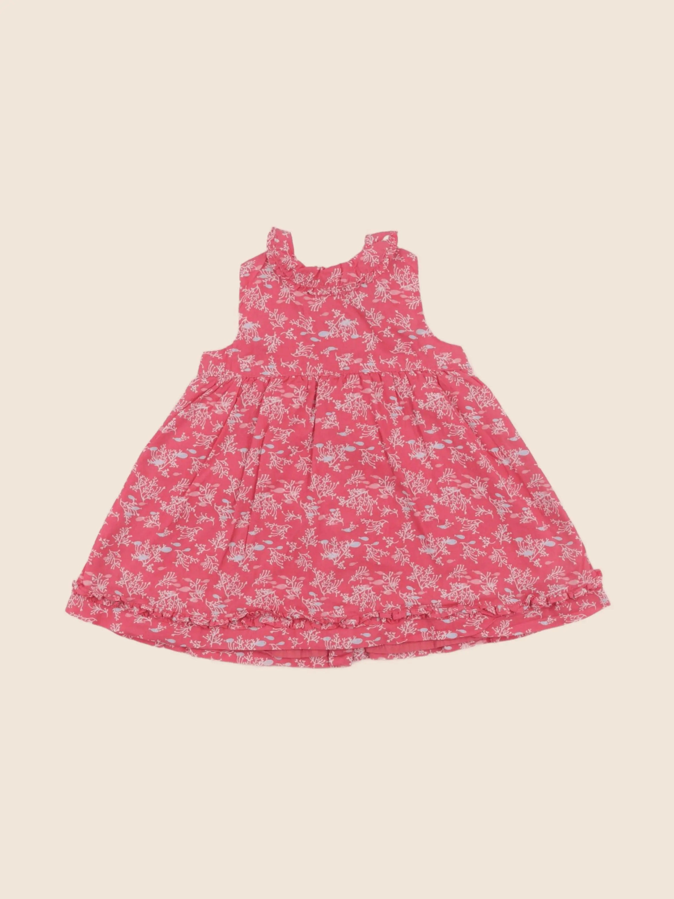 Sergent Major - robe rose - 6 mois