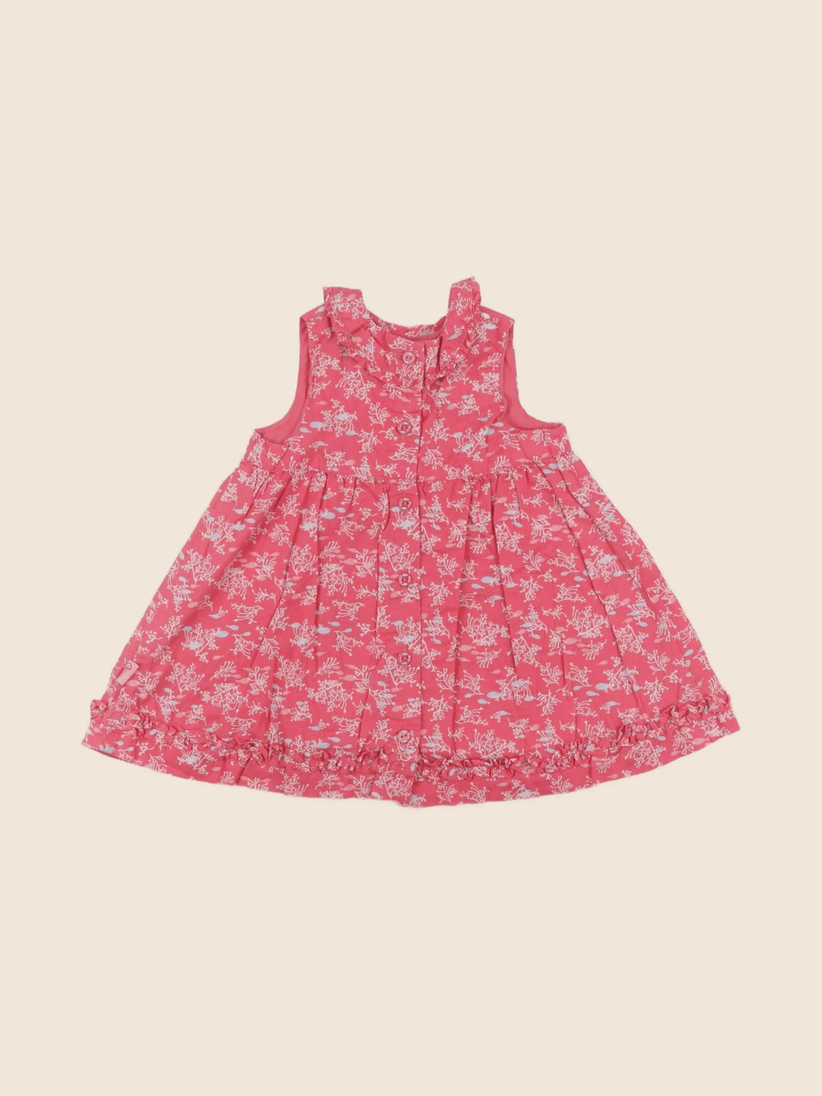 Sergent Major - robe rose - 6 mois