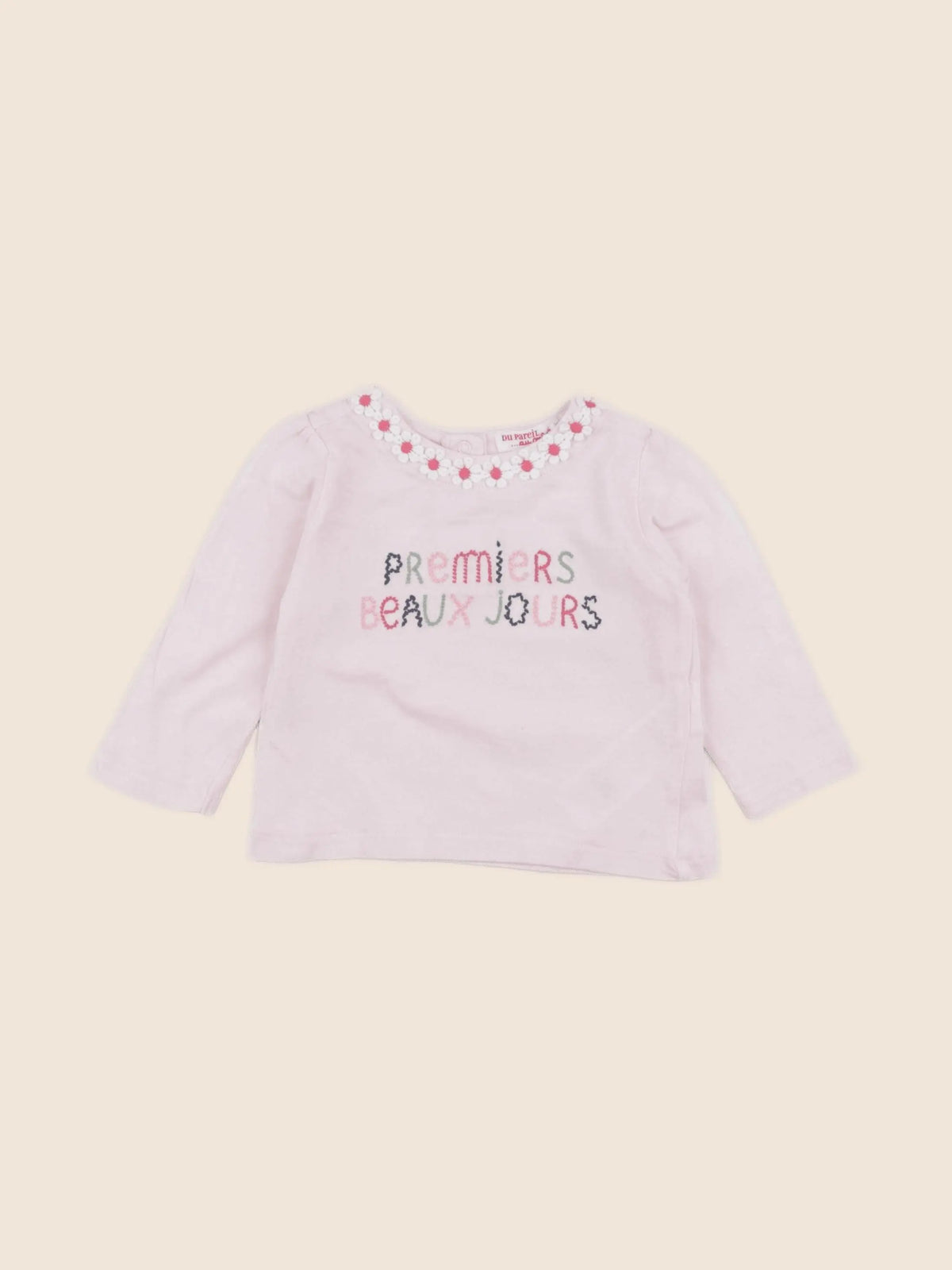 DPAM - tee-shirt rose - 6 mois