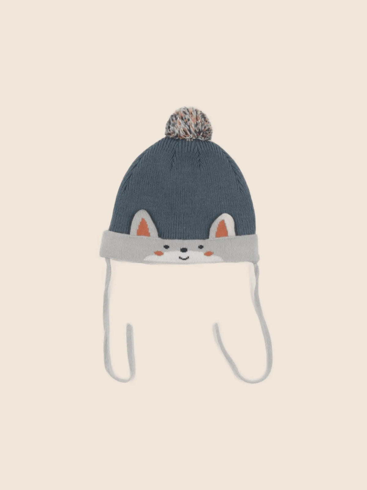 Sergent Major - bonnet bleu, gris - 6 mois
