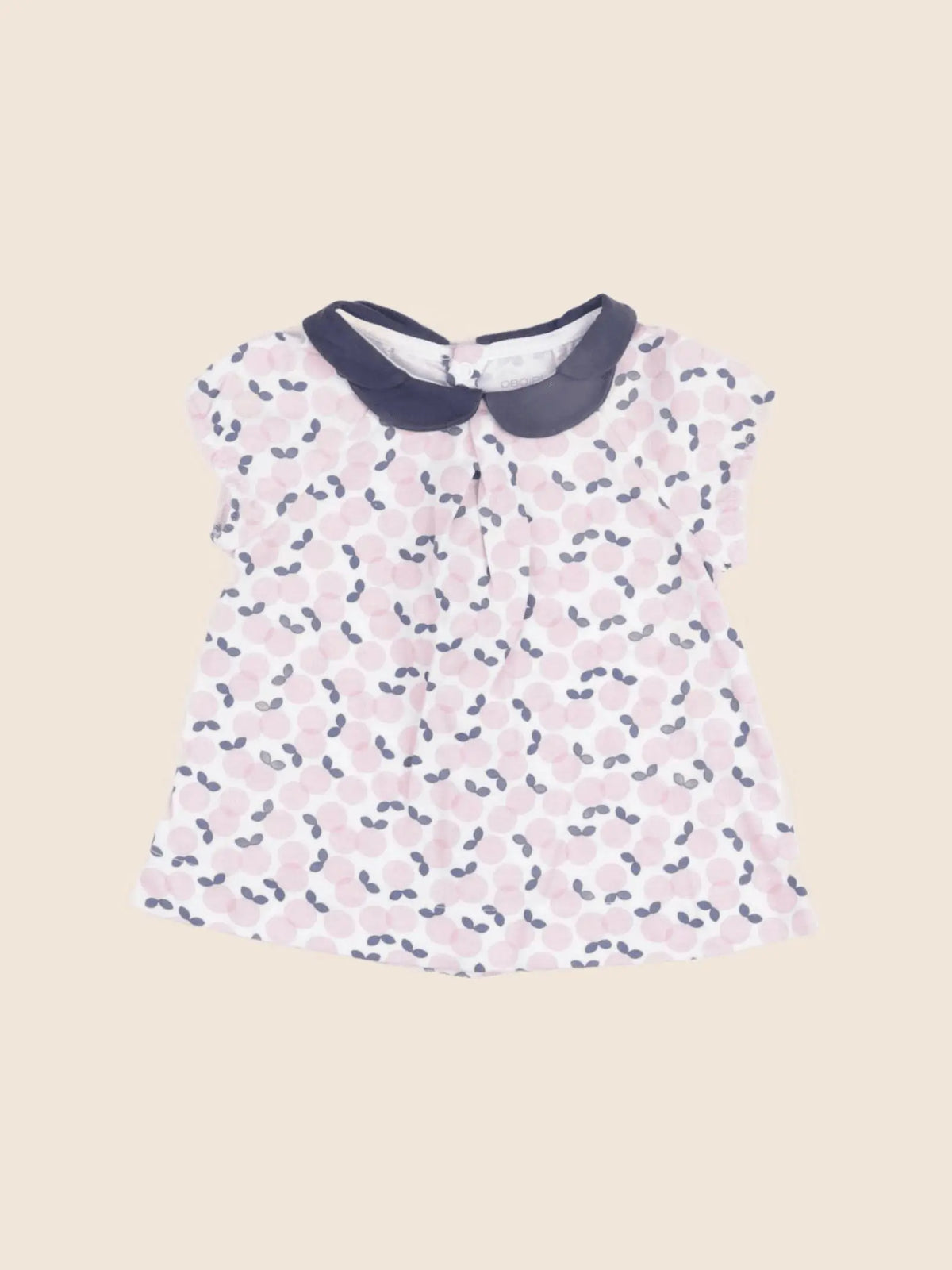 Obaïbi - robe bleu, rose - 6 mois