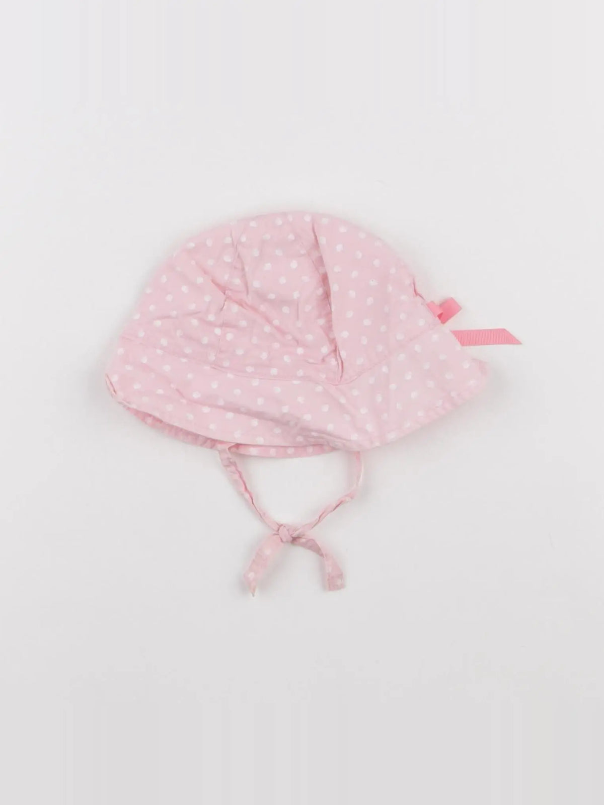 Obaïbi - chapeau blanc, rose - 12 mois