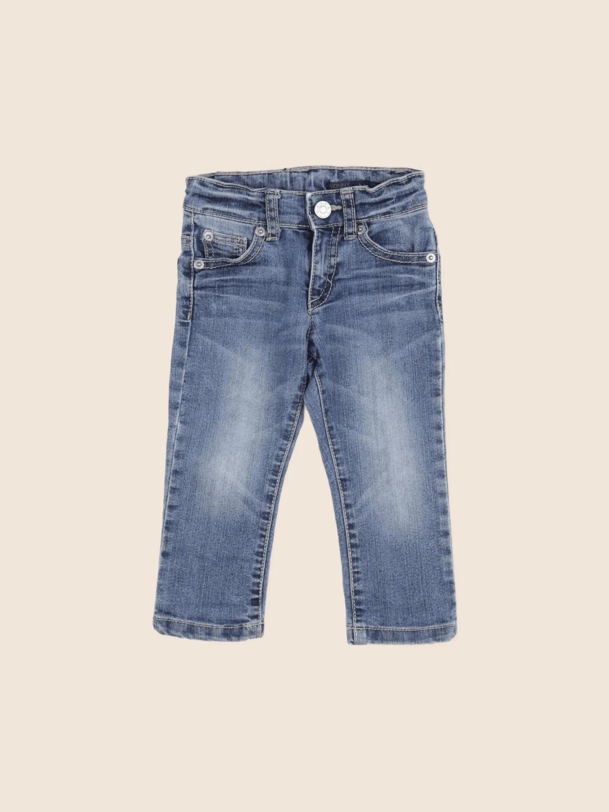 Benetton - jean bleu - 12 mois