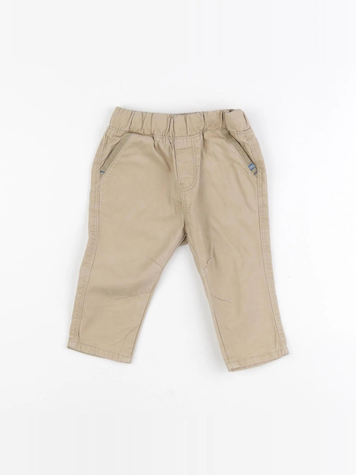 Obaïbi - pantalon beige - 6 mois