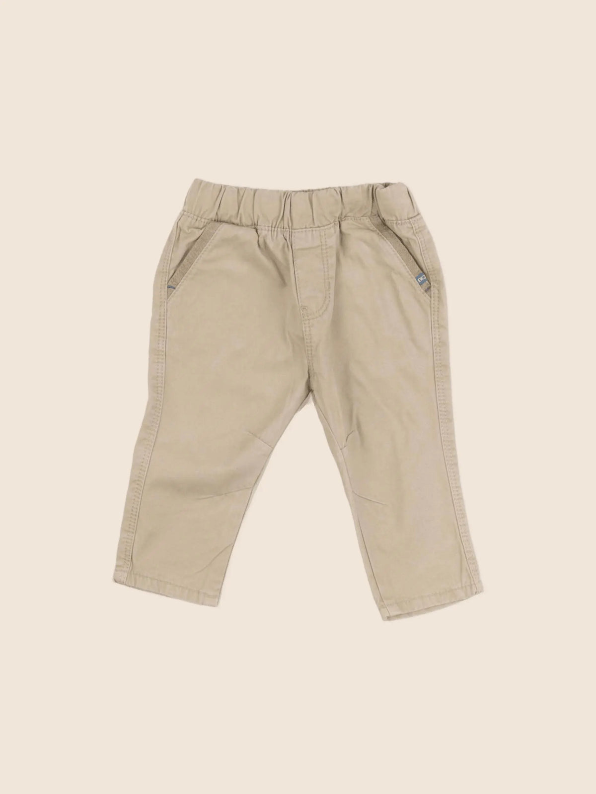 Obaïbi - pantalon beige - 6 mois