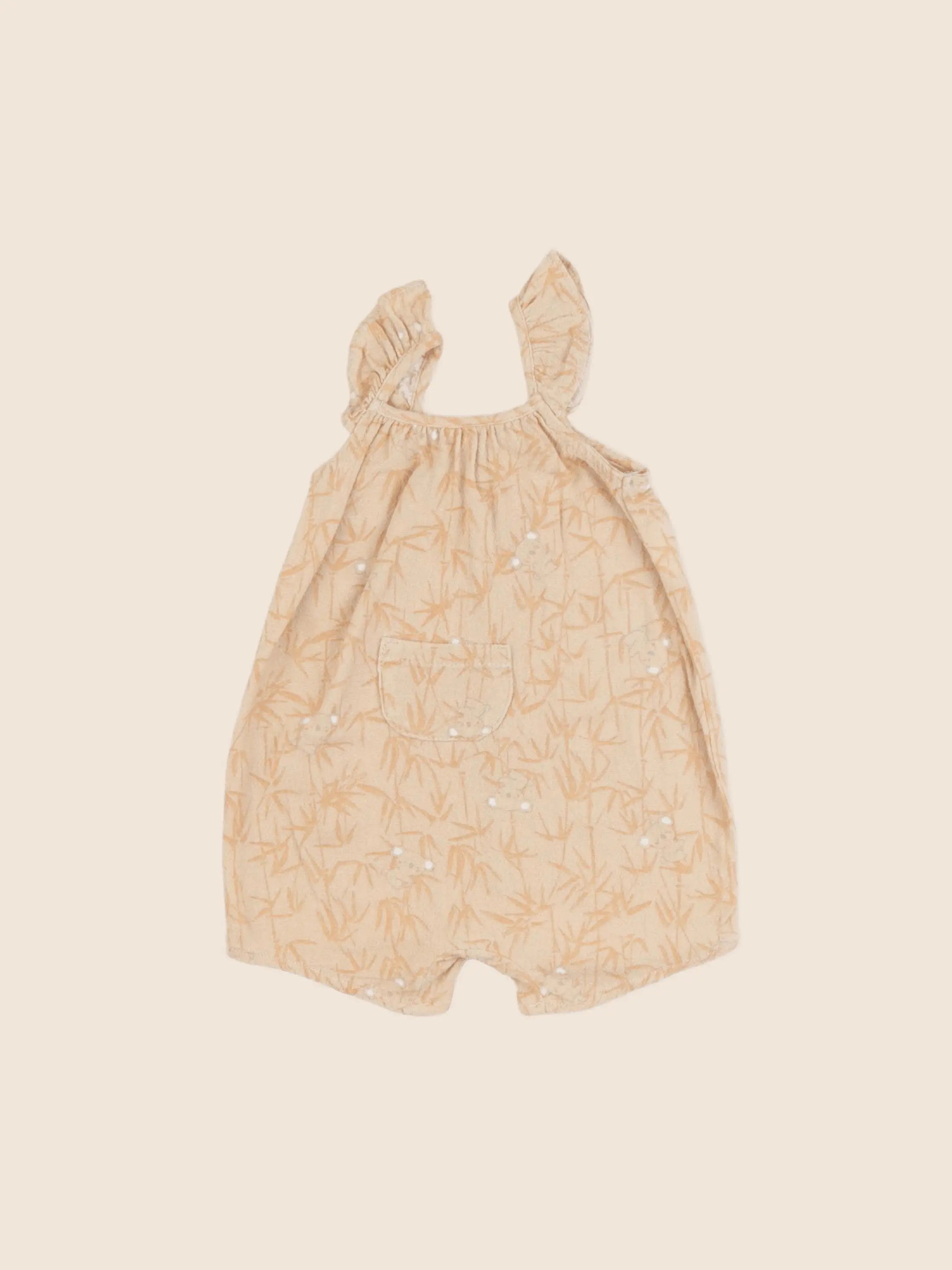 Benetton - combinaison marron - 3/6 mois